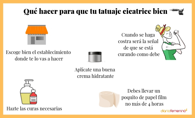 Así debes curar correctamente tu tatuaje